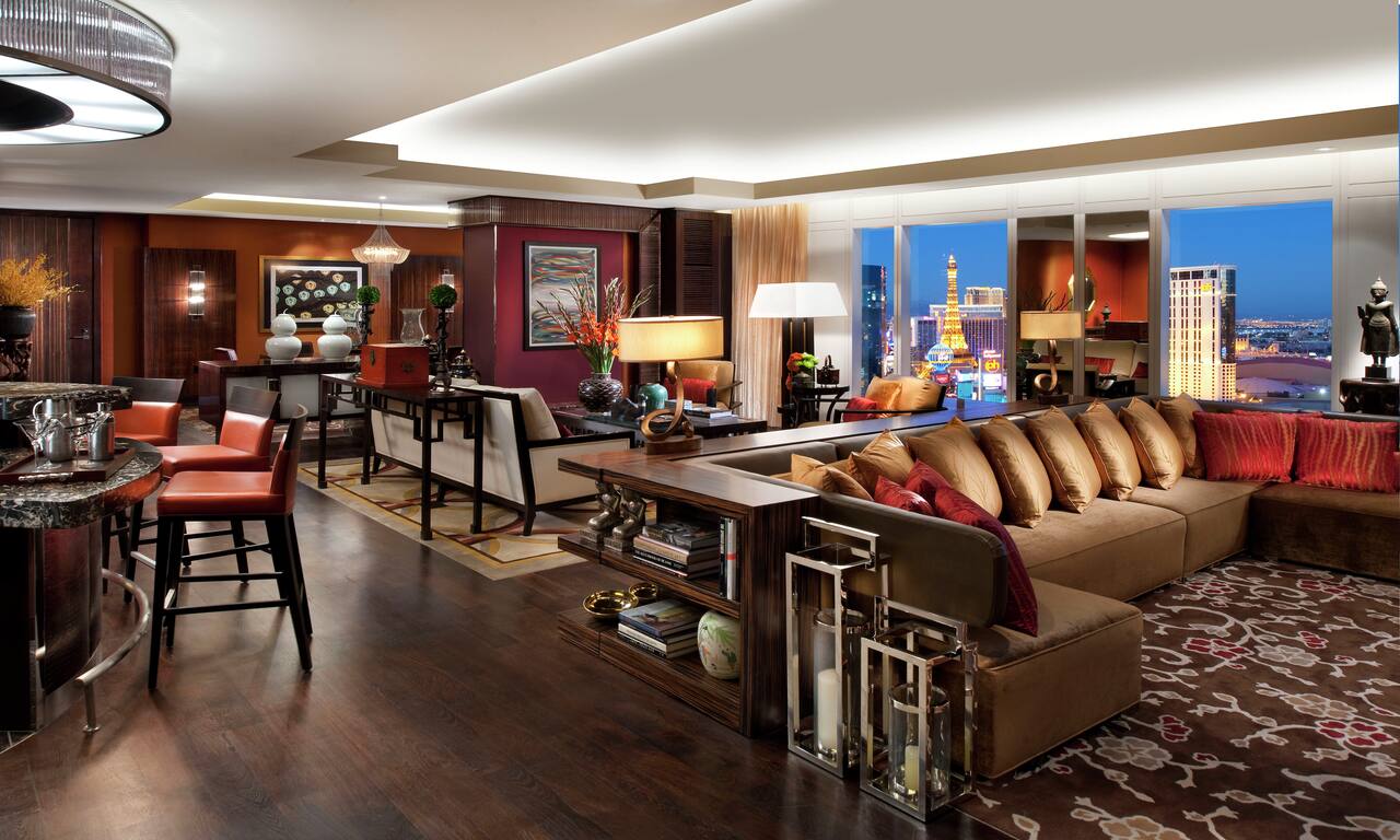 Living Area of Presidential Suite
