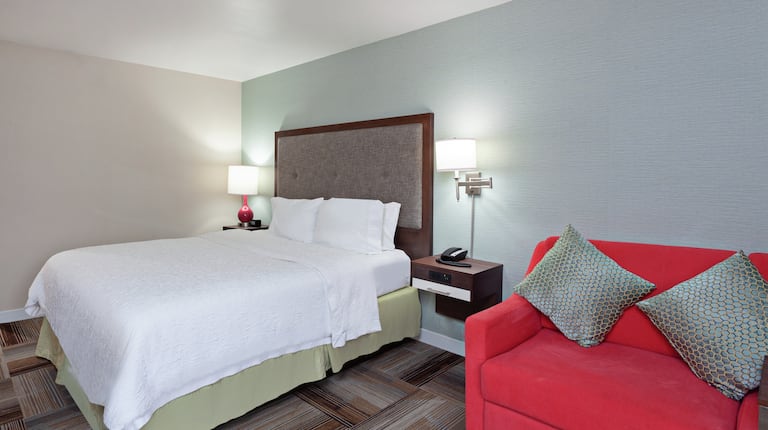 Standard King Bed Room with Sofa View