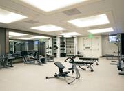 Fitness Center with Weights and Strength Equipment