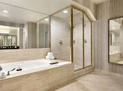 Upper Penthouse Bathroom with Tub and Shower