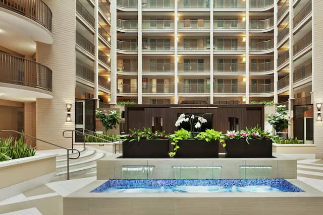 Embassy Suites Atrium with Indoor Fountain