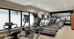 Fitness Center with Treadmills, Elliptical Machines, and Recumbent Bike