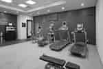 Fitness Center with Treadmills and Exercise Bike
