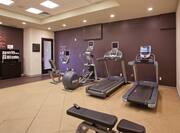 Fitness Center with Treadmills and Exercise Bike