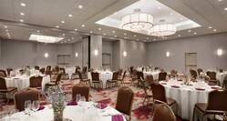 Ballroom with Round Banquet Tables
