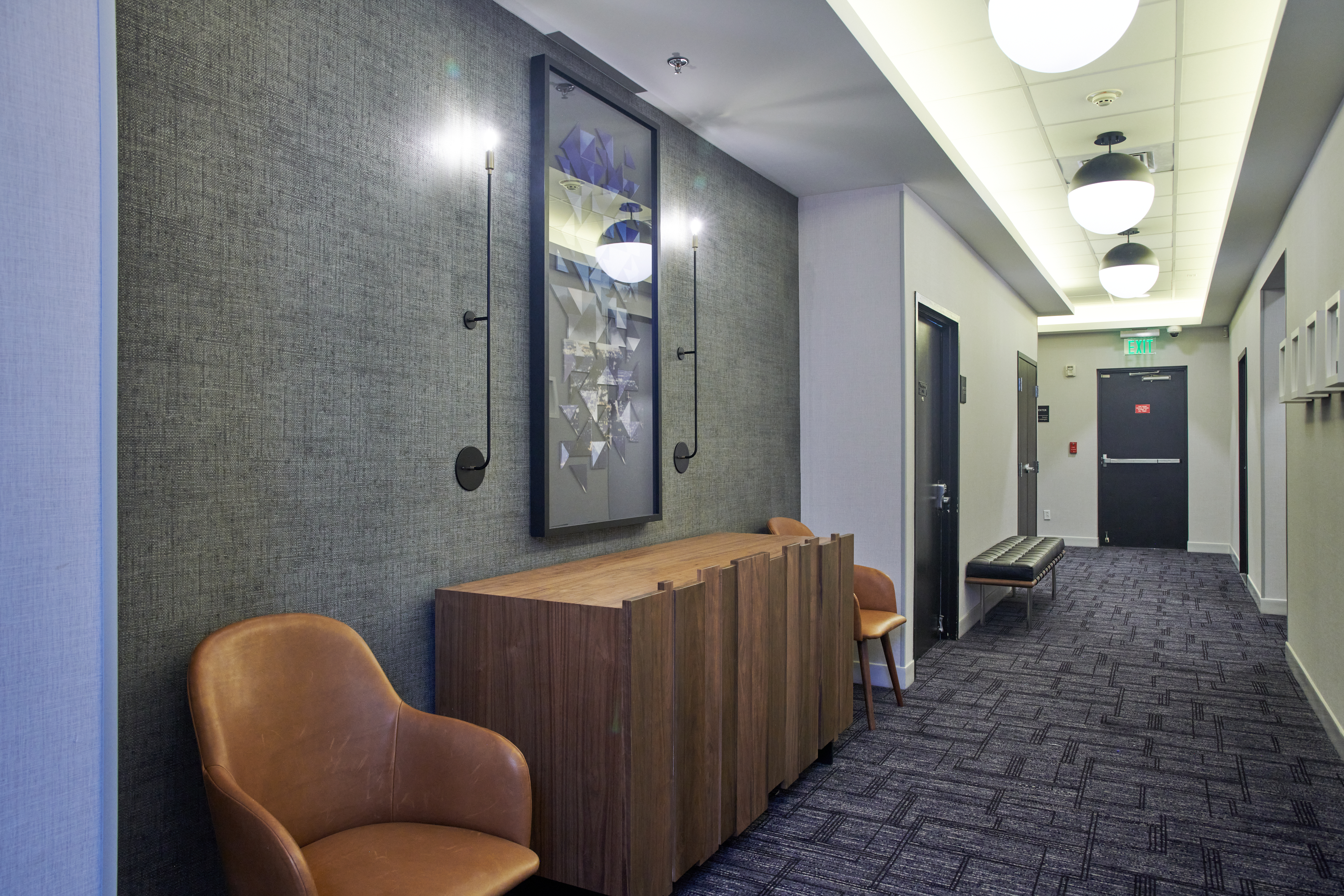 Hallway in Meeting Room Area