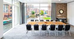 meeting room with boardroom table