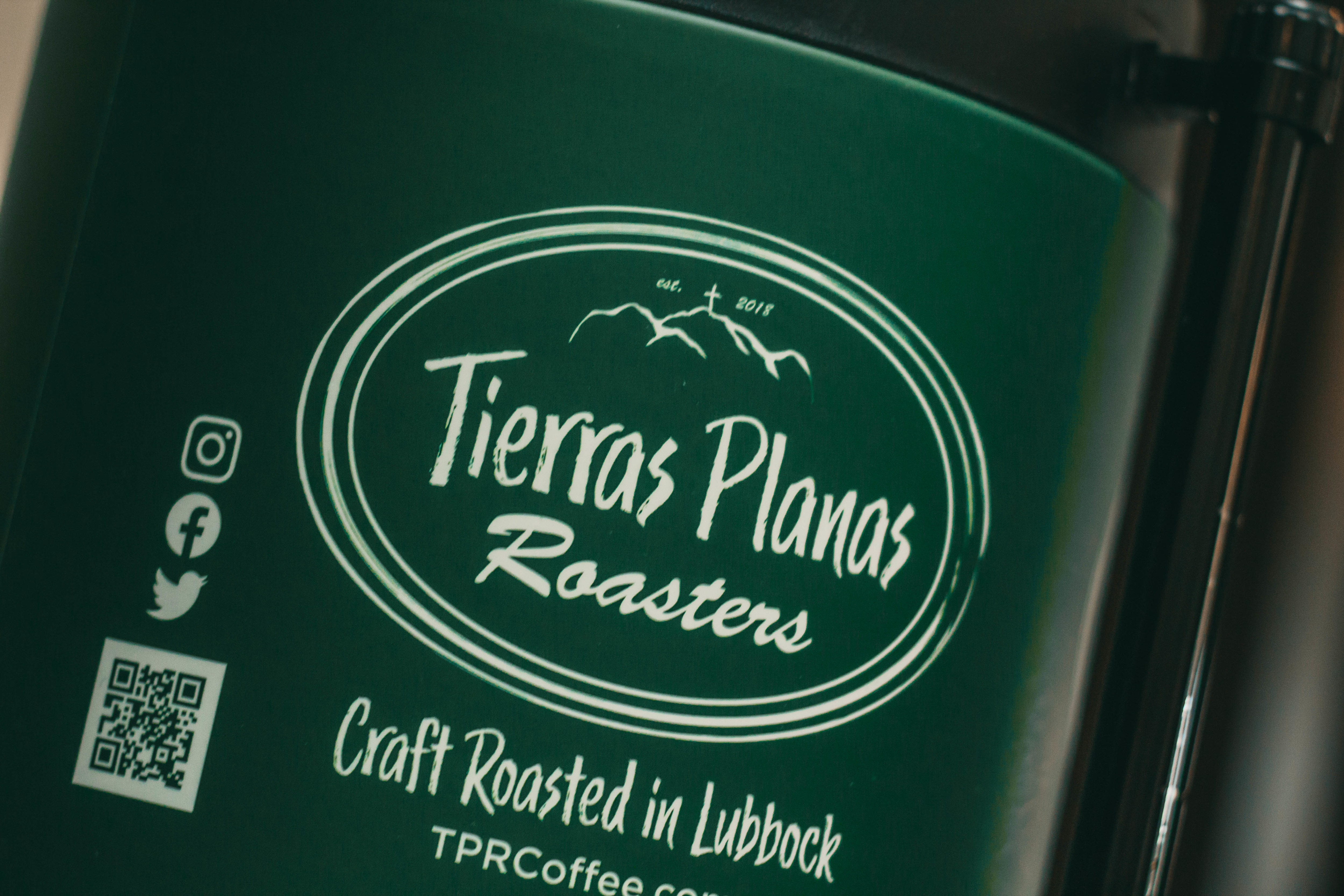 Tierras Planas Coffee Roasters Close-up of Brand