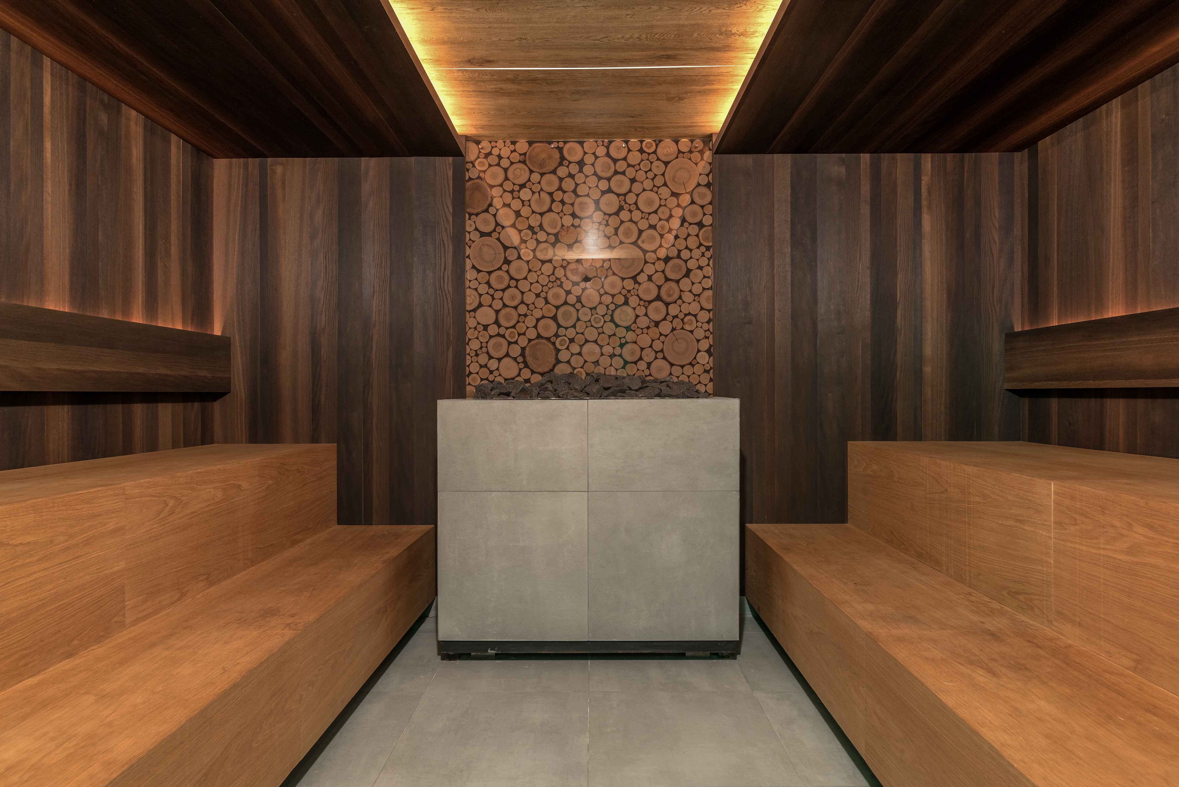 Russian Sauna Interior