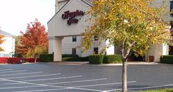 Exterior of Hotel in Fall 