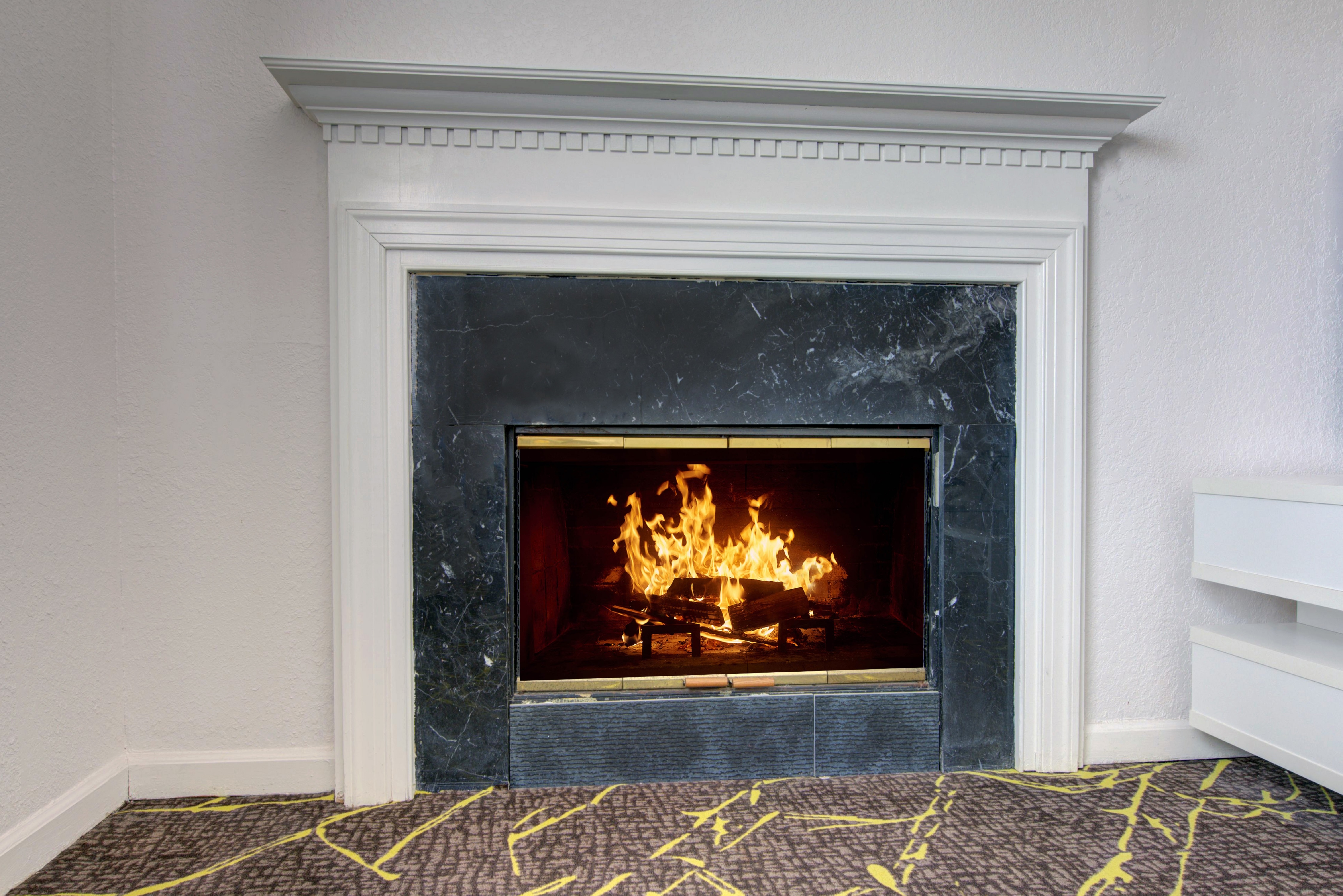 Oyster Bay Suite Fireplace