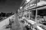 Terrace with Seating Area of Sky Lounged Restaurant at Night 