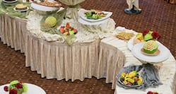 Event Catering Table Setup