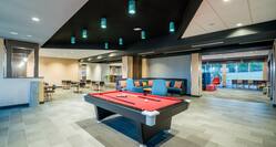 Lobby Area With Pool Table