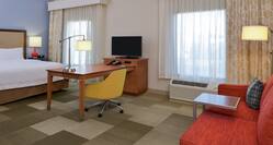 King Suite Bed, Work Desk and Lounge Area