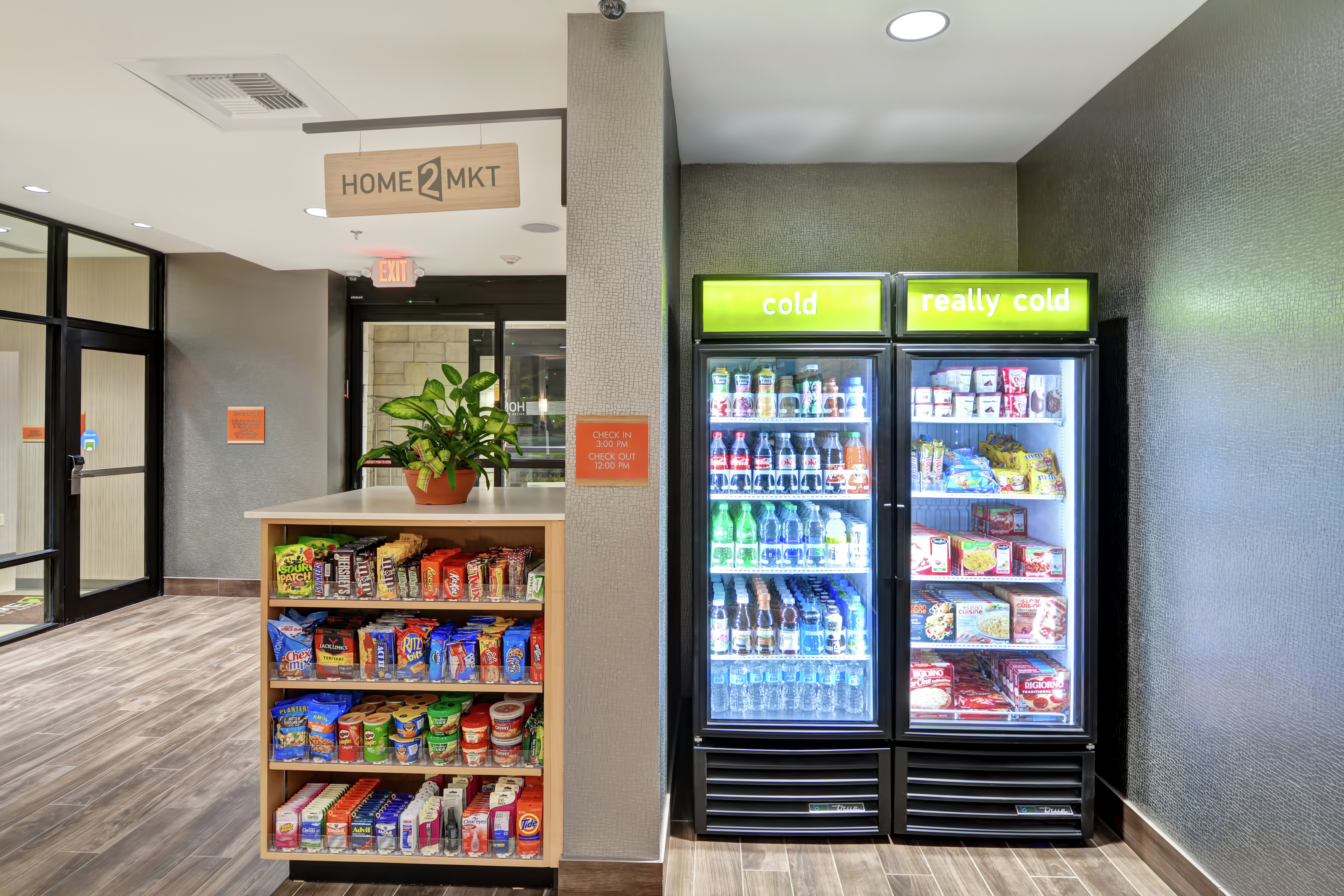 Snack Shop with Cold Beverages, Meals and Treats for Purchase