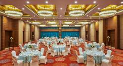 Spacious Ballroom with Dining Tables and Chairs