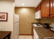Suite Kitchen with Full Size Refrigerator, Microwave, Stove and Dish Washer