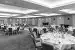 Ballroom With Round Banquet Tables