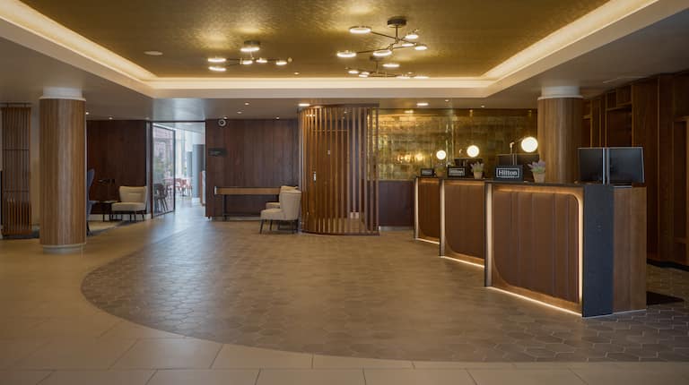 Empfangsbereich in der Lobby