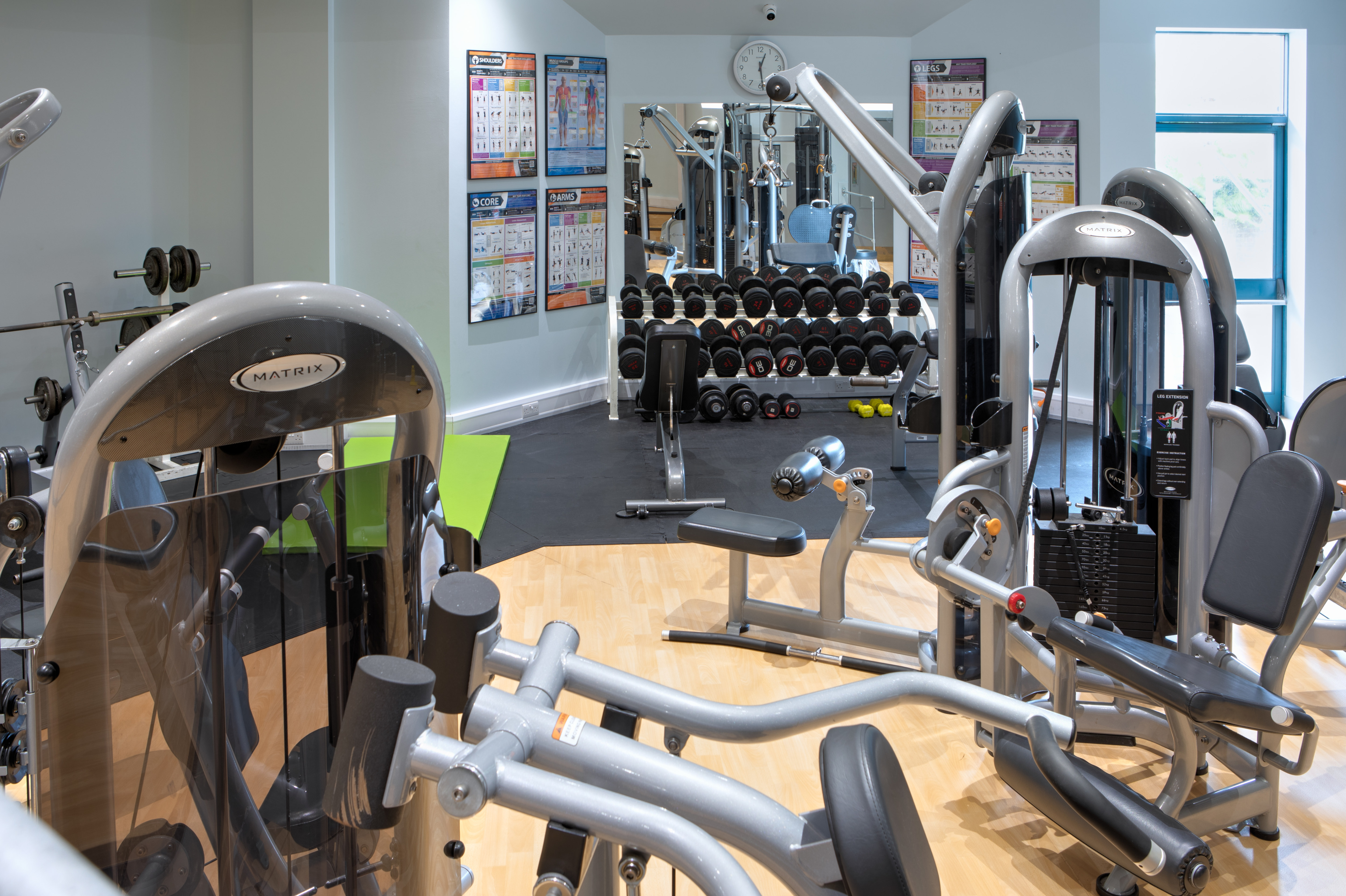 Weights and Other Equipment in Fitness Center