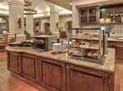 Hotel Breakfast Buffet with Baked Goods