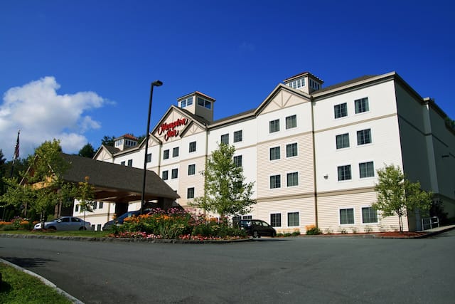 Hotel Exterior View From Parking Lot