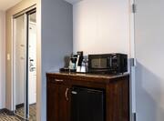 Accessible Guest Room Wet Bar with Amenities