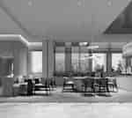 Scaune în sala de mese