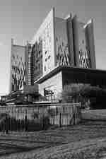 Widok na zewnątrz z ogrodem