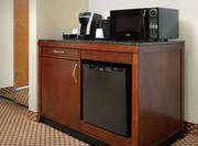 Coffee Maker, Microwave, and Minifridge in Accessible Guest Room