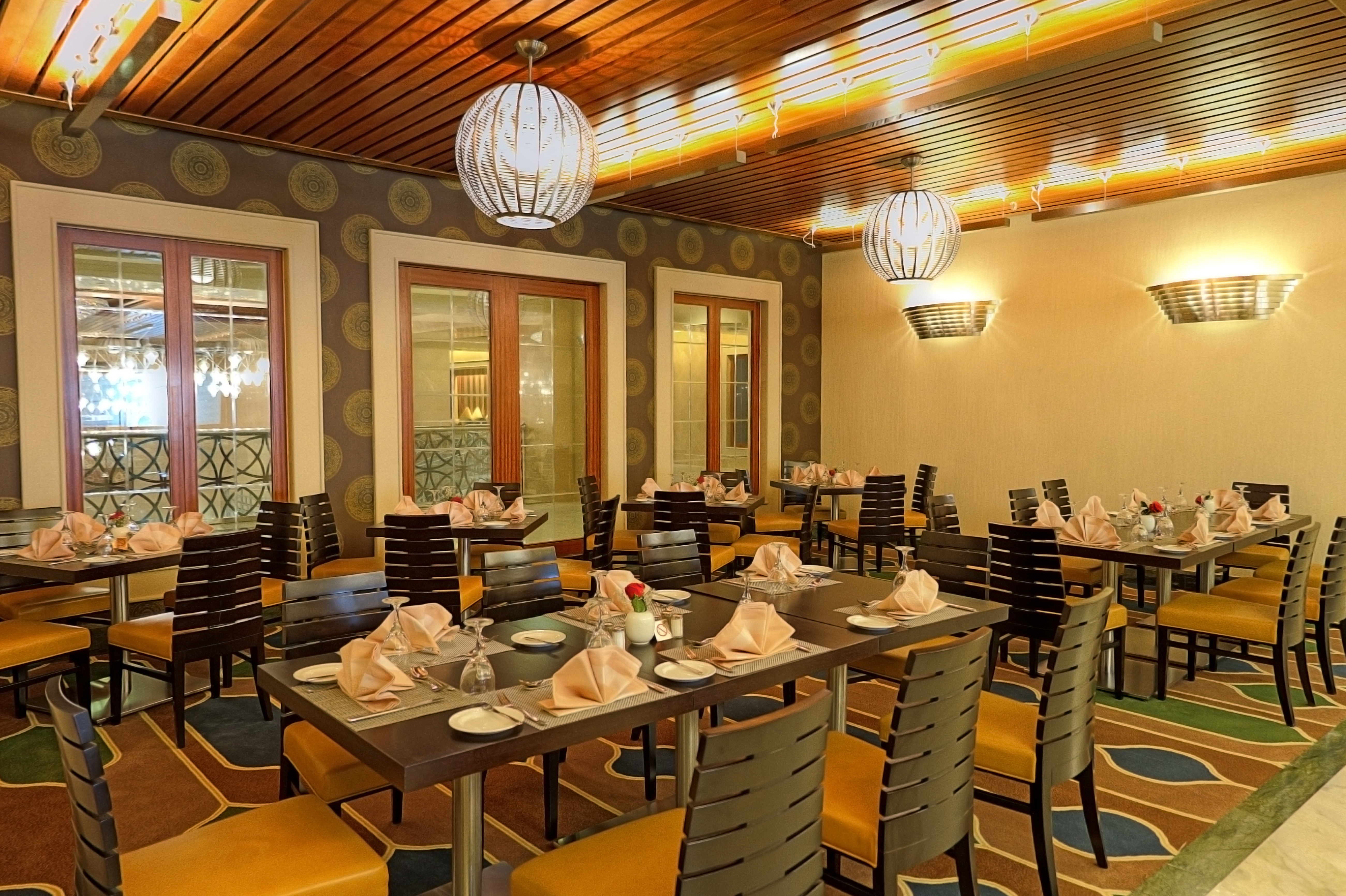 Al Qandeel Restaurant Seating Area