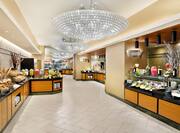 Breakfast Buffet Area with Food Counters