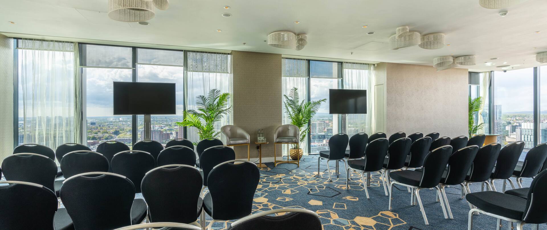 Meeting Room with chairs and view