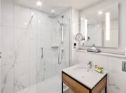 Guest Bathroom with Roll in Shower