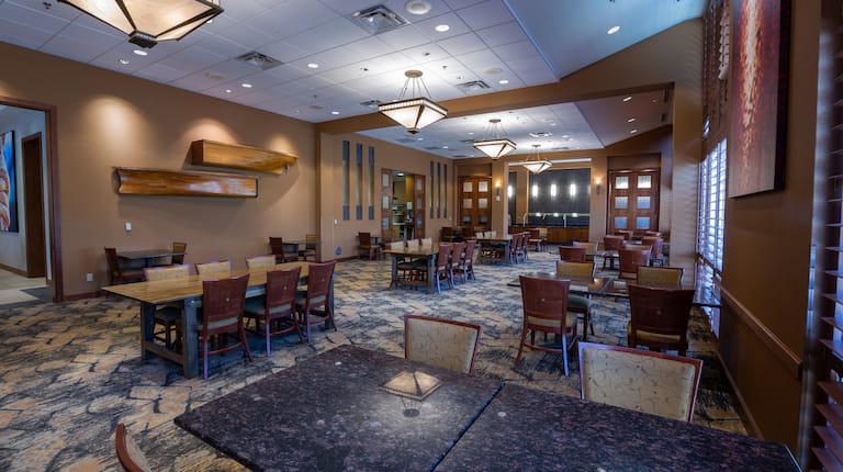 Riverfront Grille and Lounge Dining Area