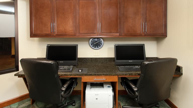 Business Center Computers and Printer