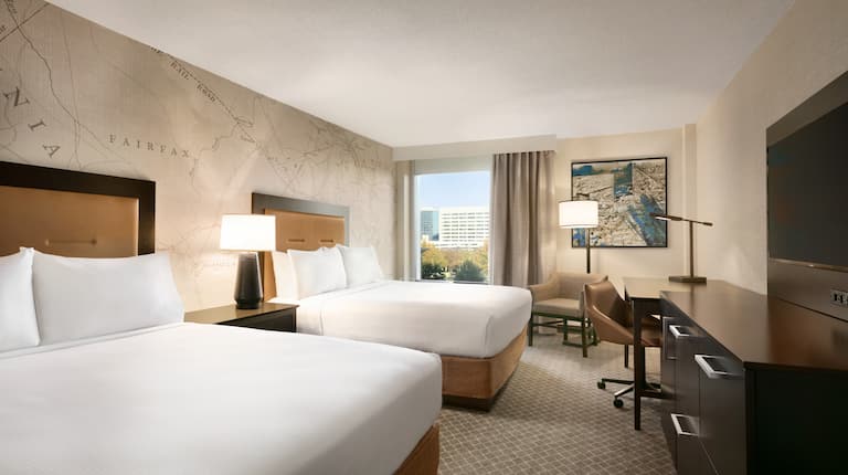 Two Queen Beds Guest Bedroom