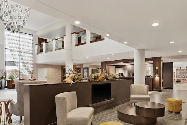 Front Desk Area with Chairs