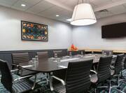 Boardroom with seating for 12 guests