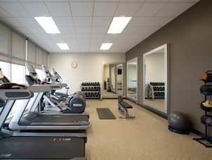 Fitness Center with Weight Area and Treadmills