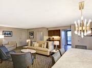 Presidential Suite Living Area with Lounge Seating 