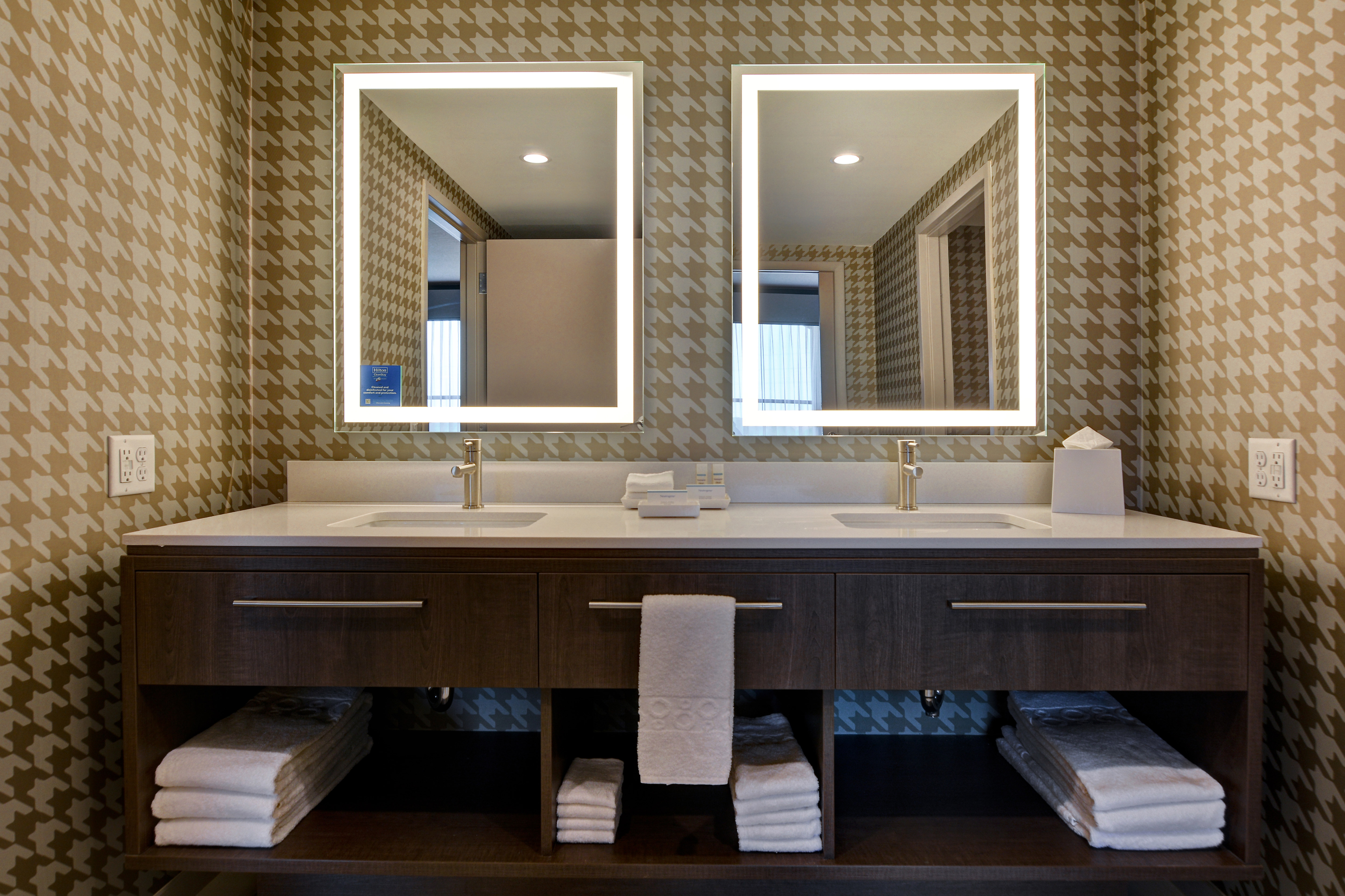 guest bathroom with vanity 