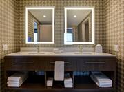 guest bathroom with vanity 