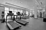 fitness center with exercise machines