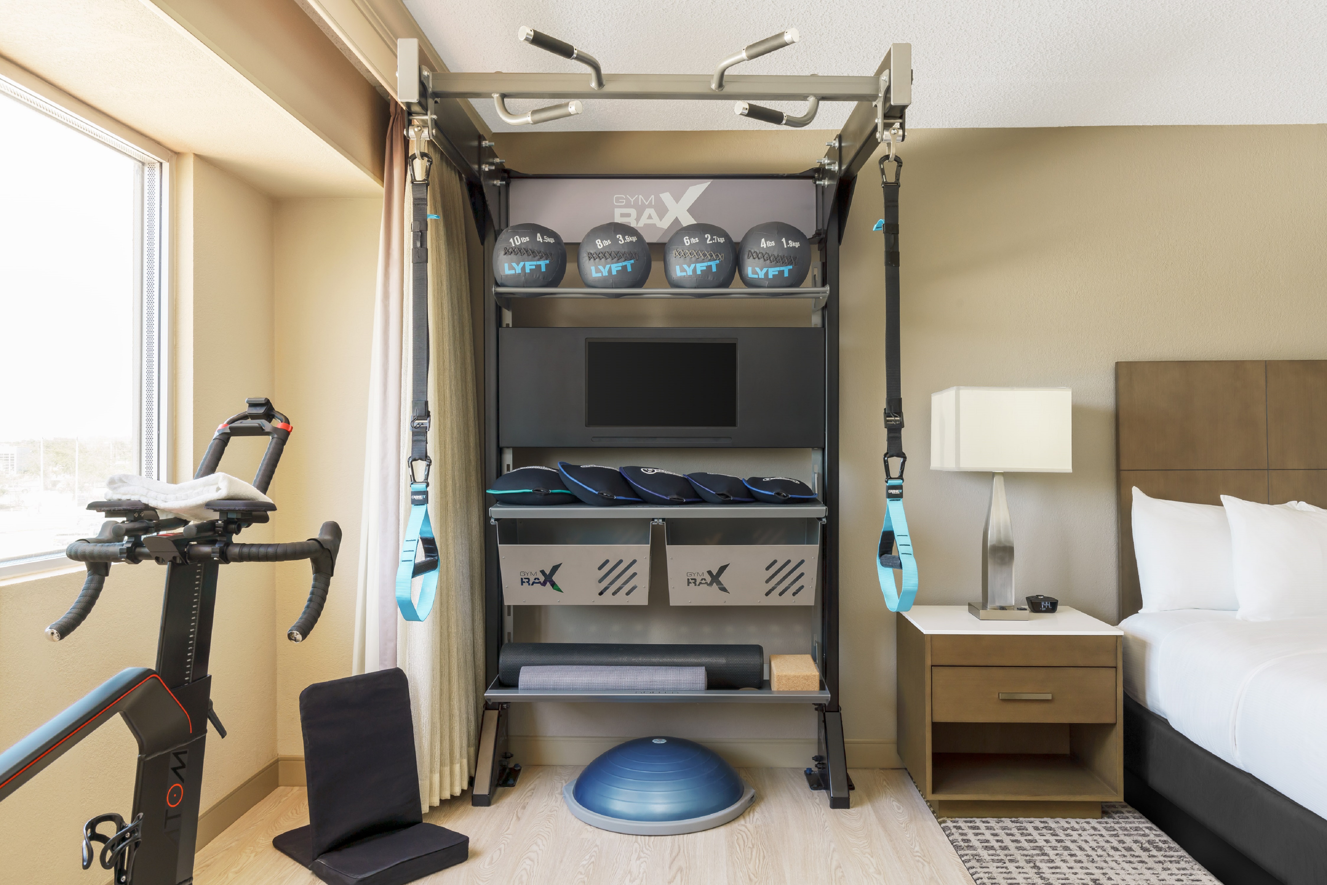 Guestroom with Fitness Equipment