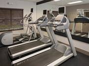 Fitness Center with Treadmills, Cross-Trainer and Large Mirror