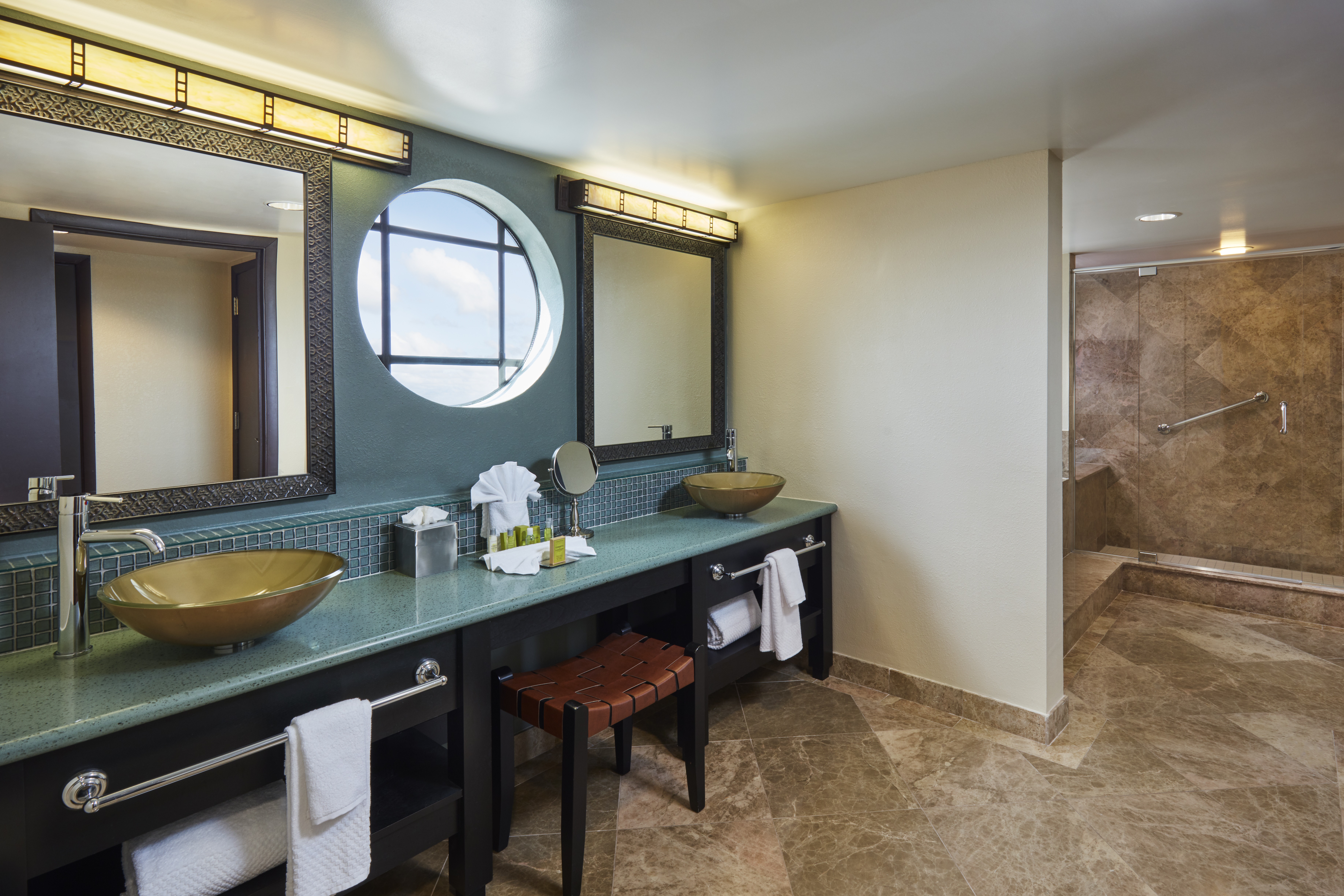 Presidential Suite Bathroom with Double Vanity