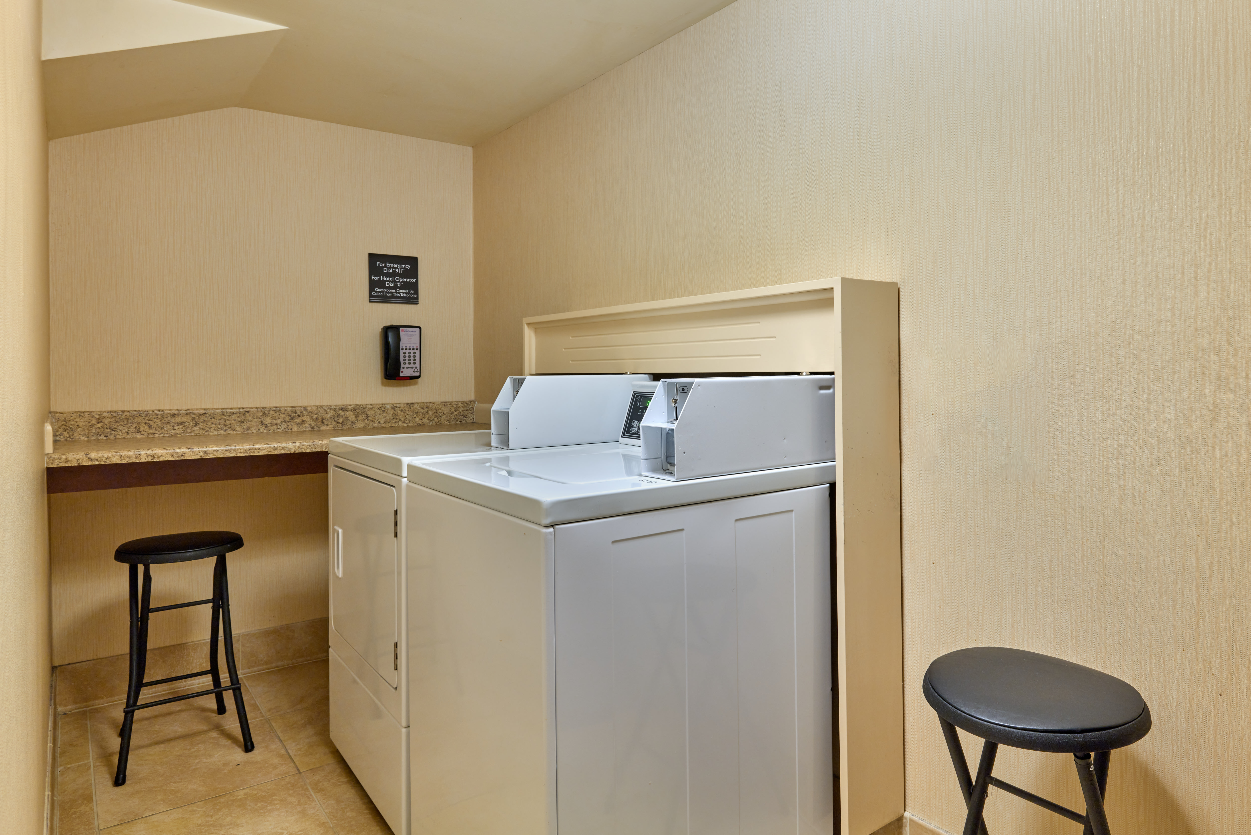 guest laundry area
