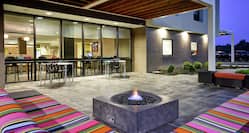 Outdoor Patio Seating and Firepit